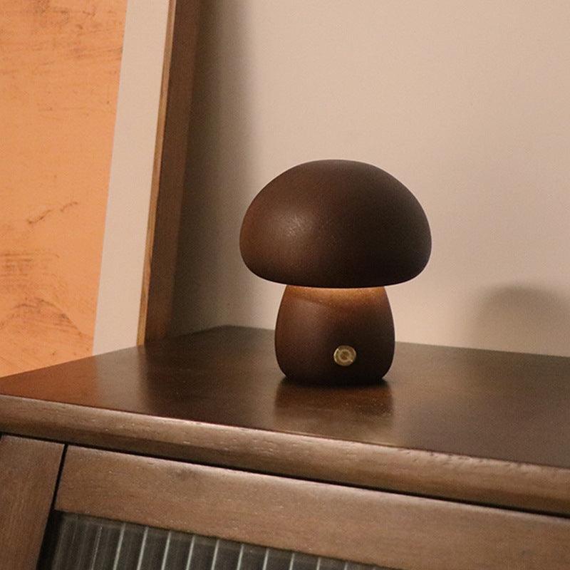 Wooden Mushroom Night Lamp from Light grace