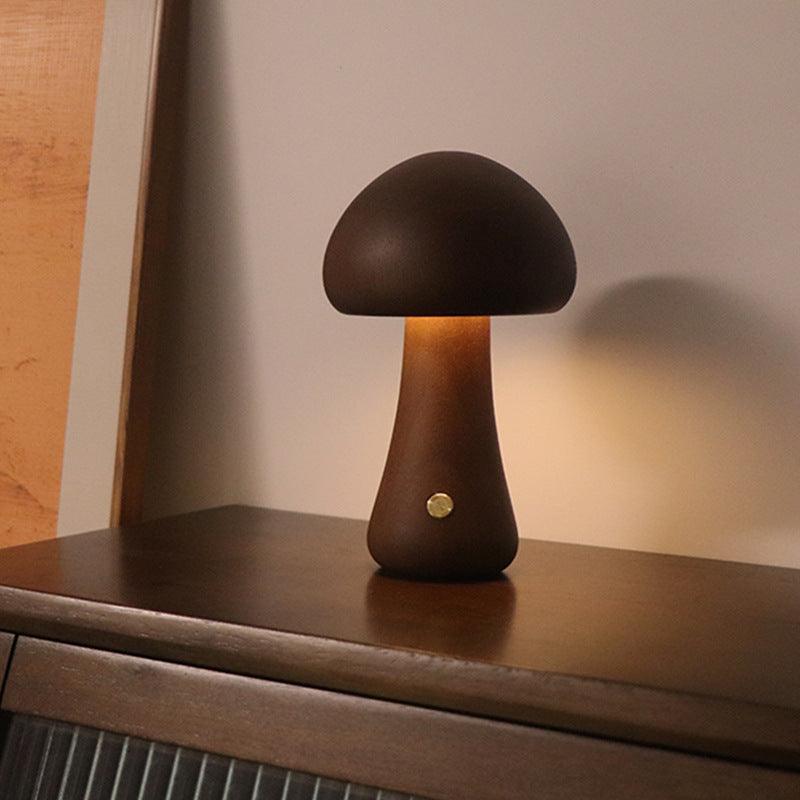 Wooden Mushroom Night Lamp from Light grace