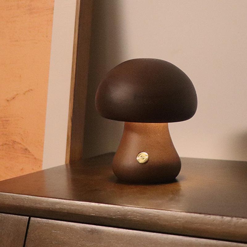 Wooden Mushroom Night Lamp from Light grace