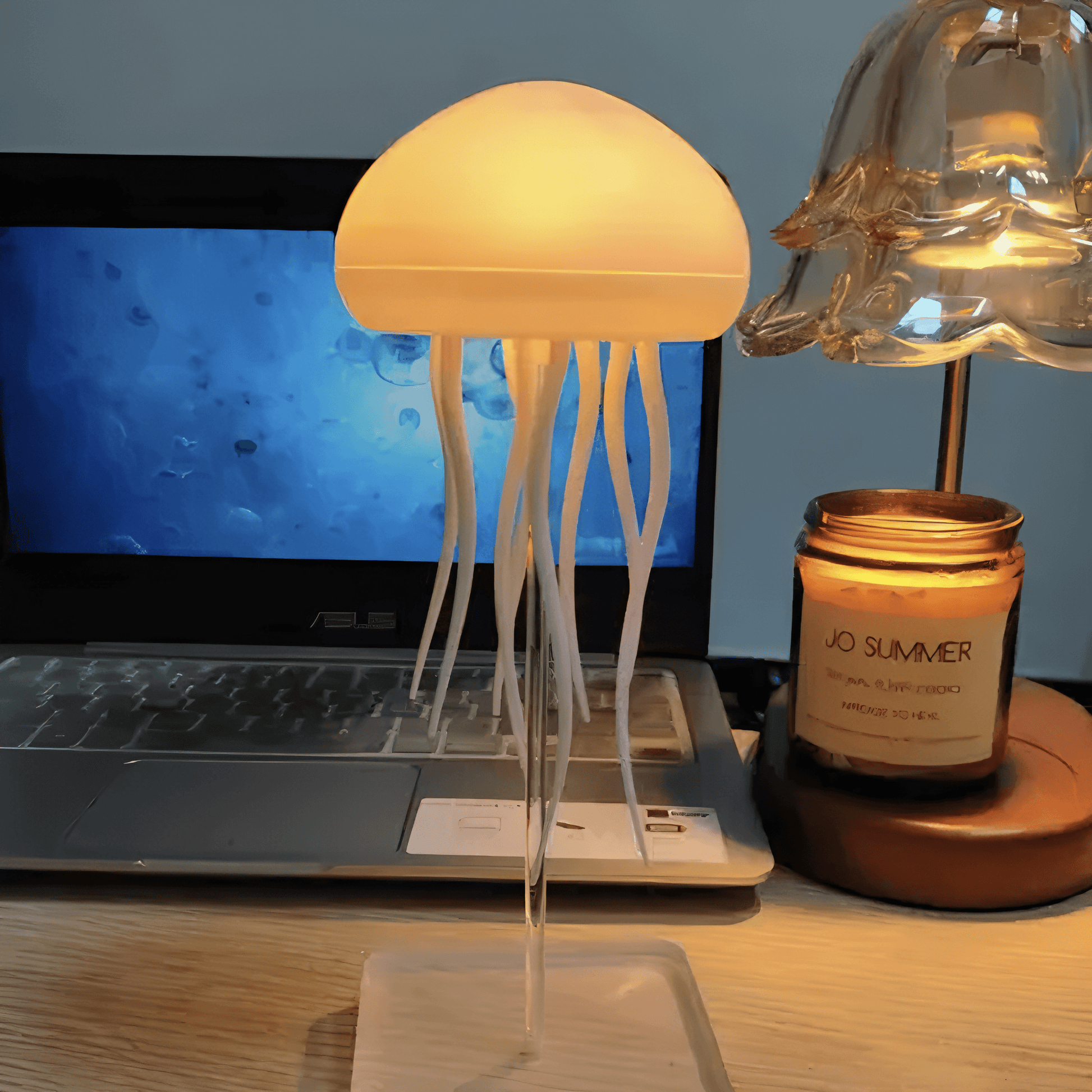 Light Grace Jellyfish Desk Lamp - Default Title