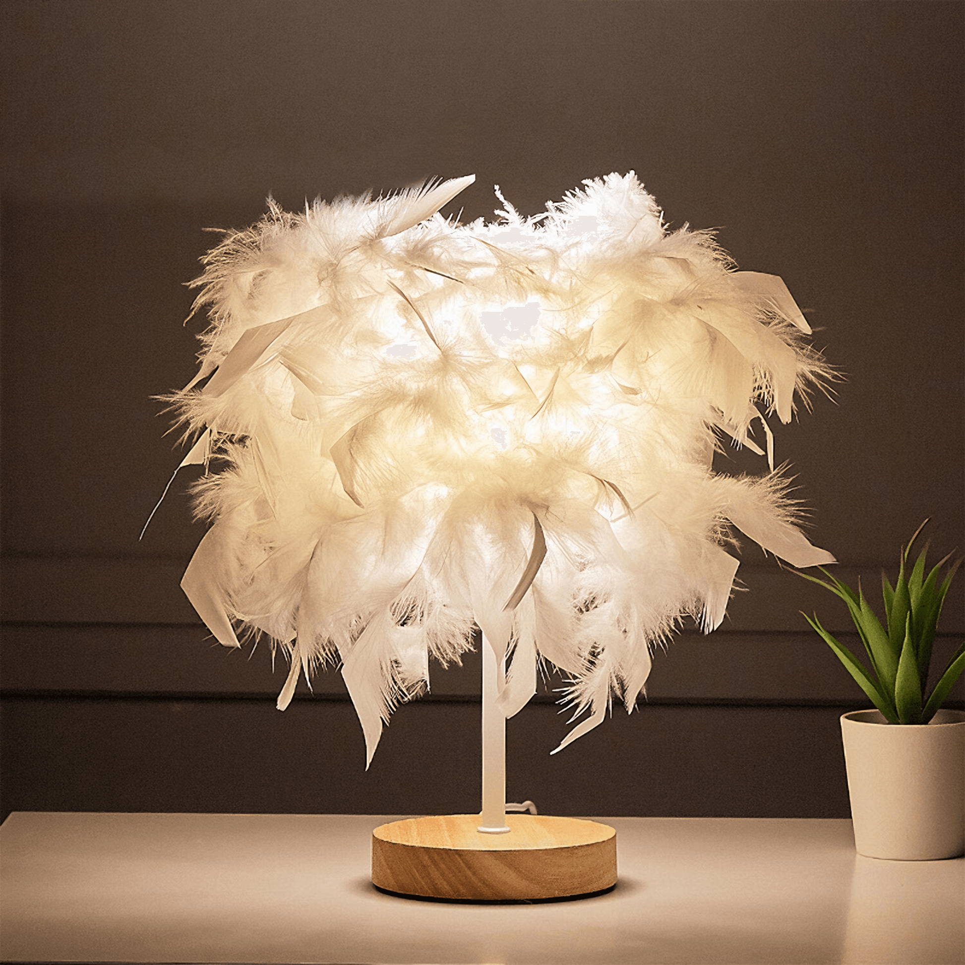 Feather Lamp - Light Grace