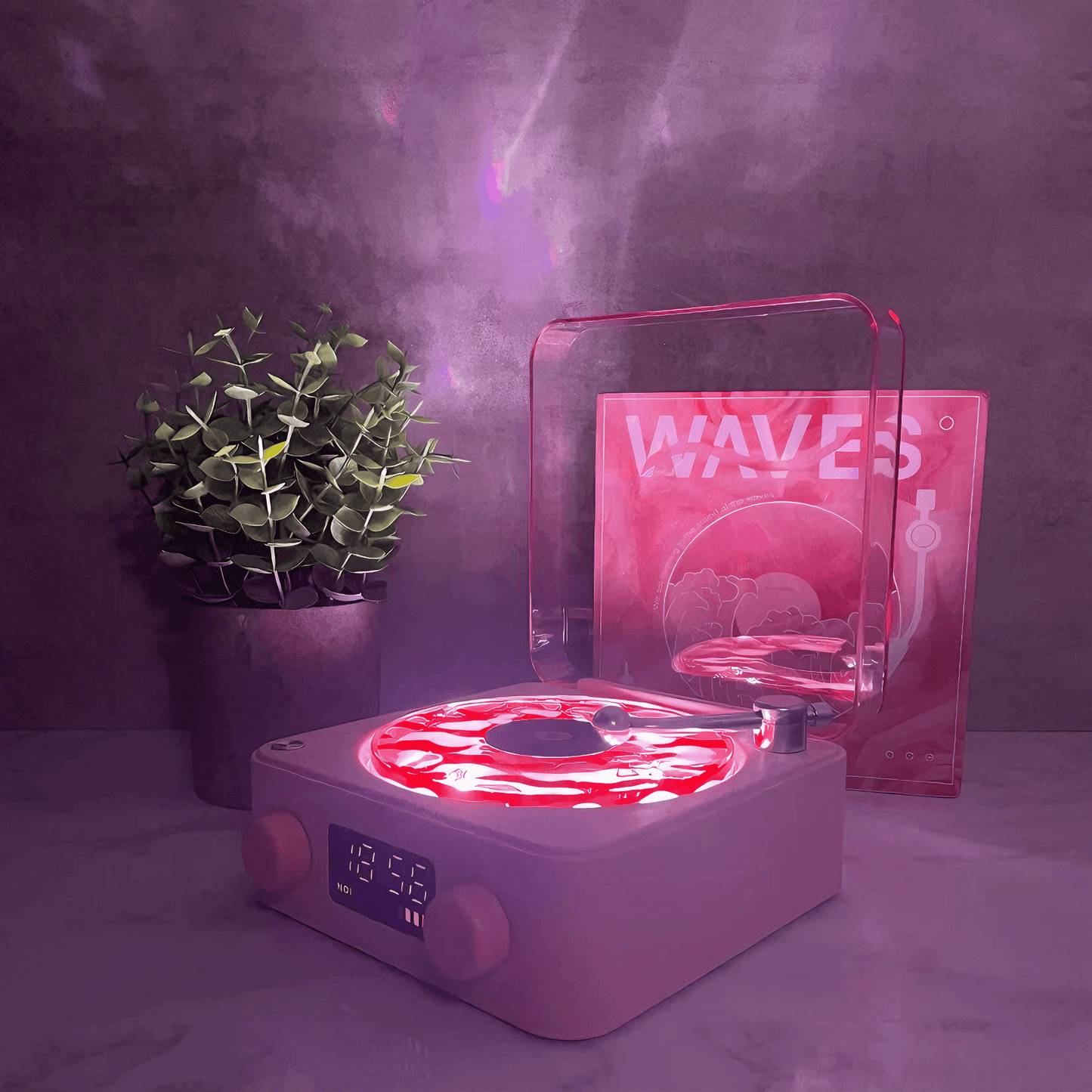 cute vinyl waves projector - Purple from Light grace