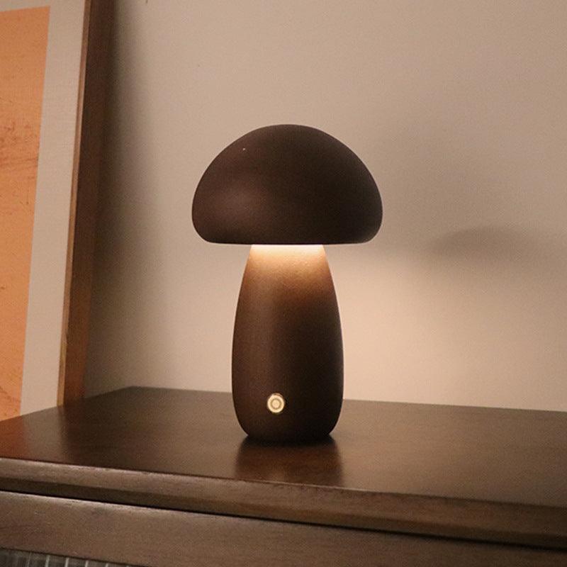 Wooden Mushroom Night Lamp from Light grace