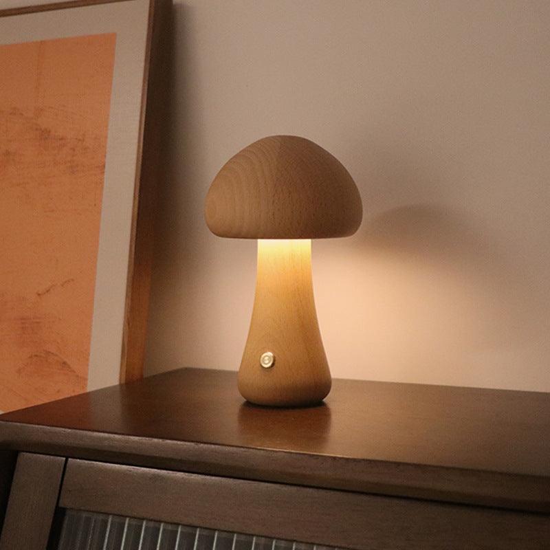 Wooden Mushroom Night Lamp from Light grace